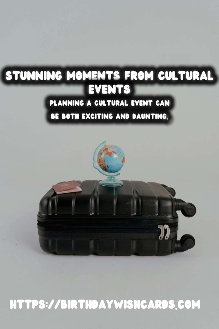 Practical Cultural Event Guide That Will Wow Your Guests