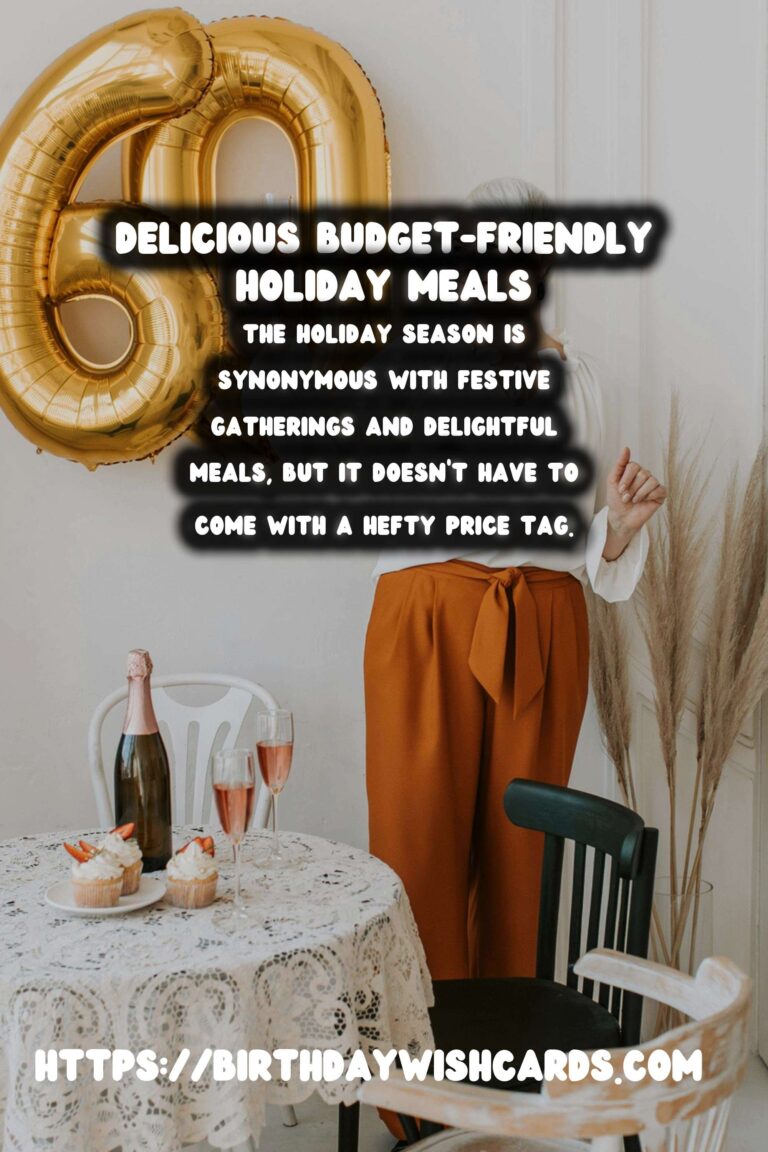Refreshing Holiday Food Ideas On a Budget