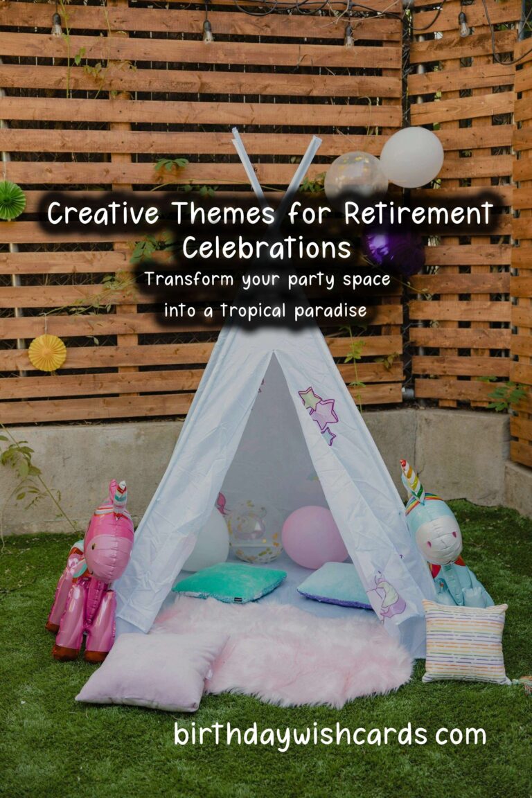 Retirement Birthday Party Themes to Try This Year