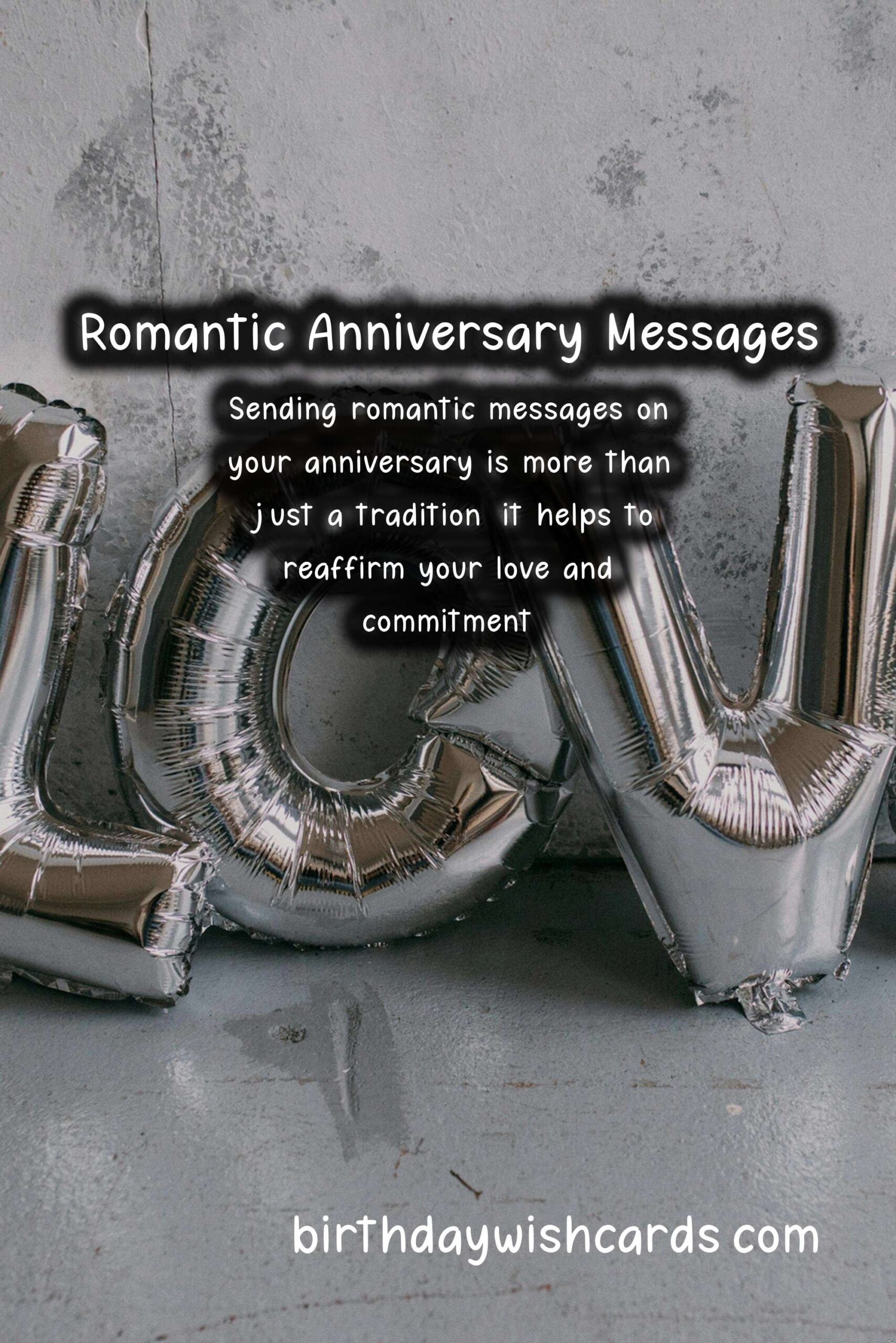 Romantic Anniversary Messages for Lovers
