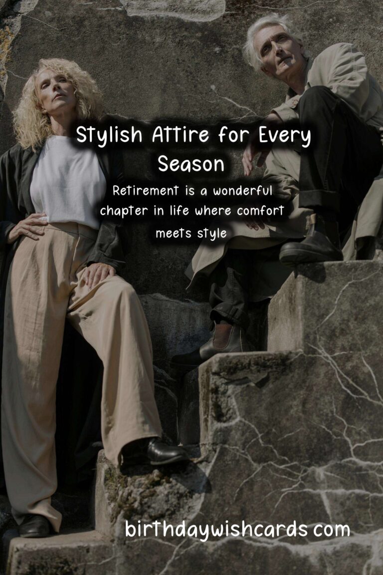 Seasonal Fashion Trends for Retirement: Elegance Meets Comfort