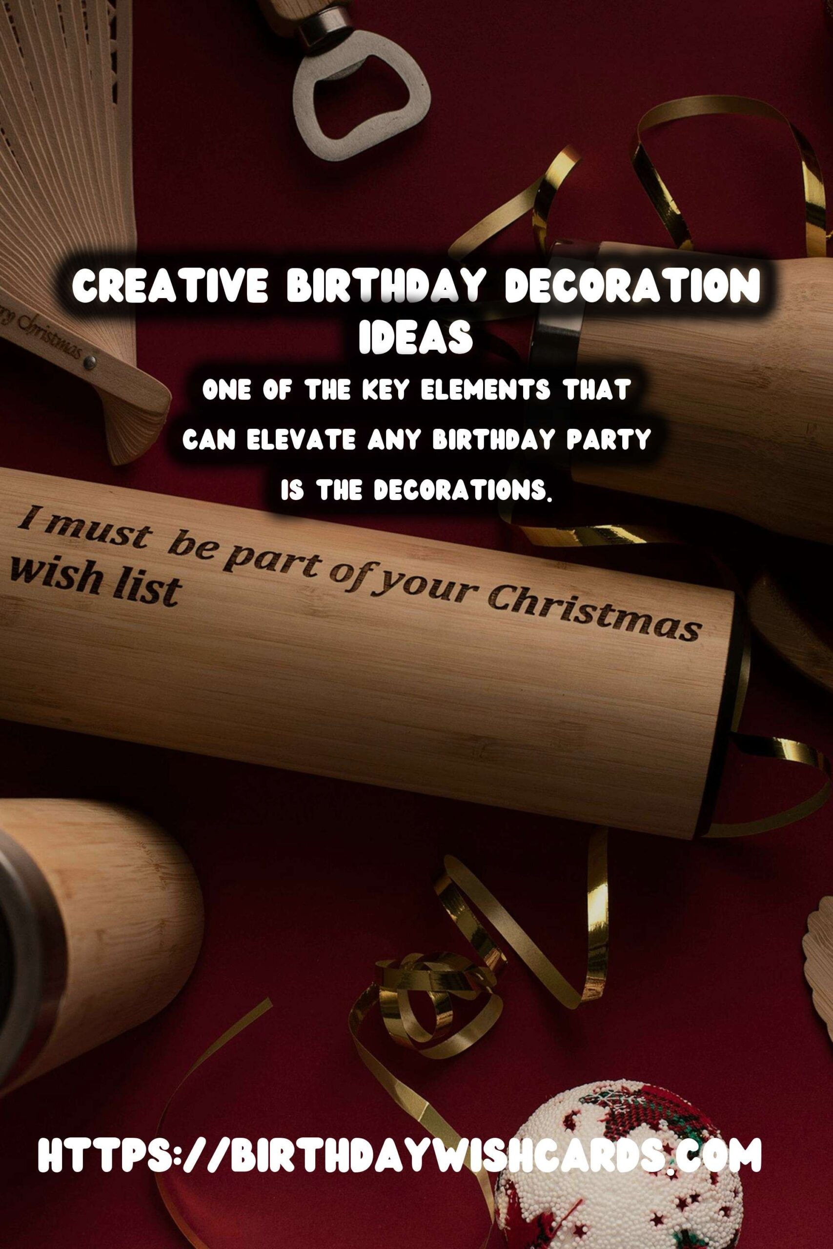 Simple Ways to Write Birthday Decorations