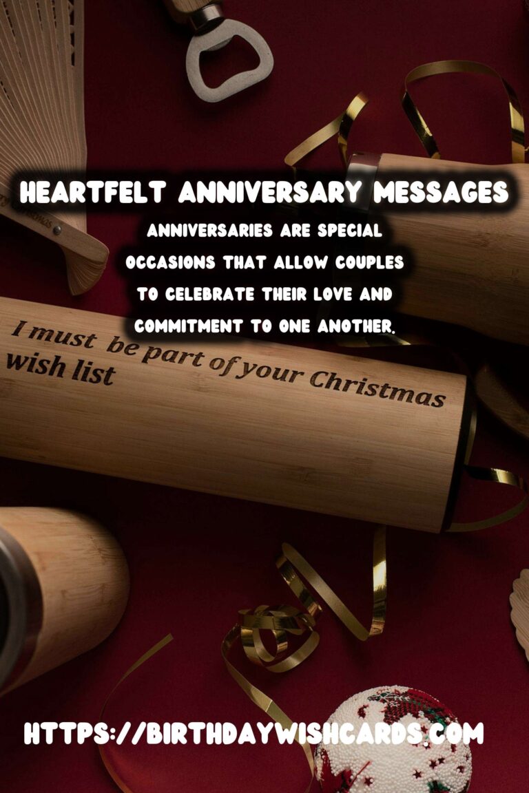 Soulful Anniversary Messages That Reflect Your Style