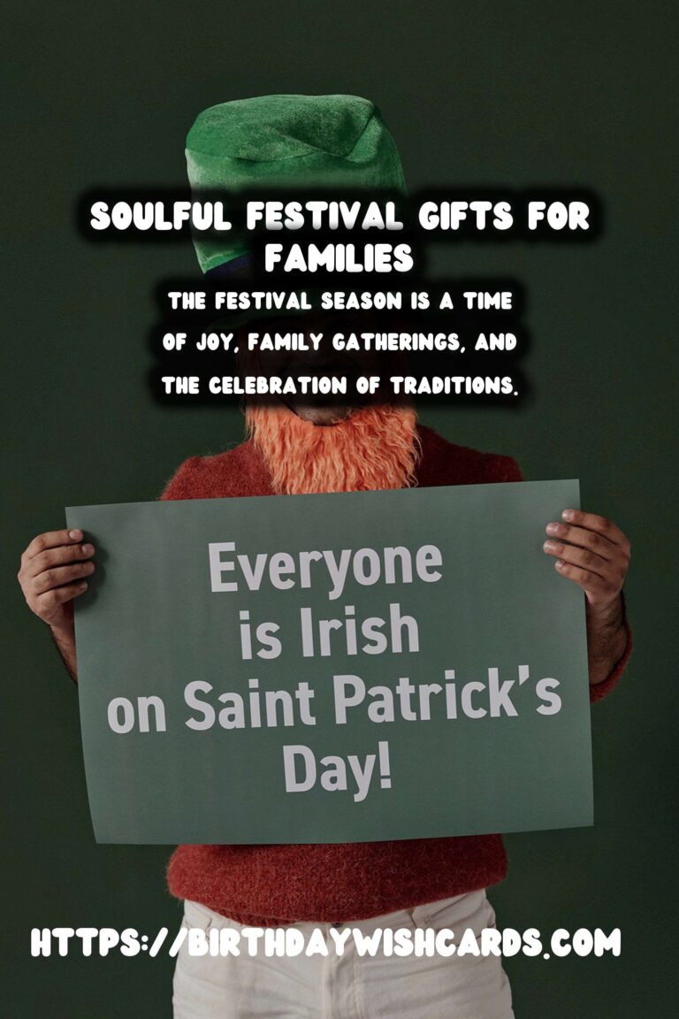 Soulful Festival Gift Ideas For the Whole Family