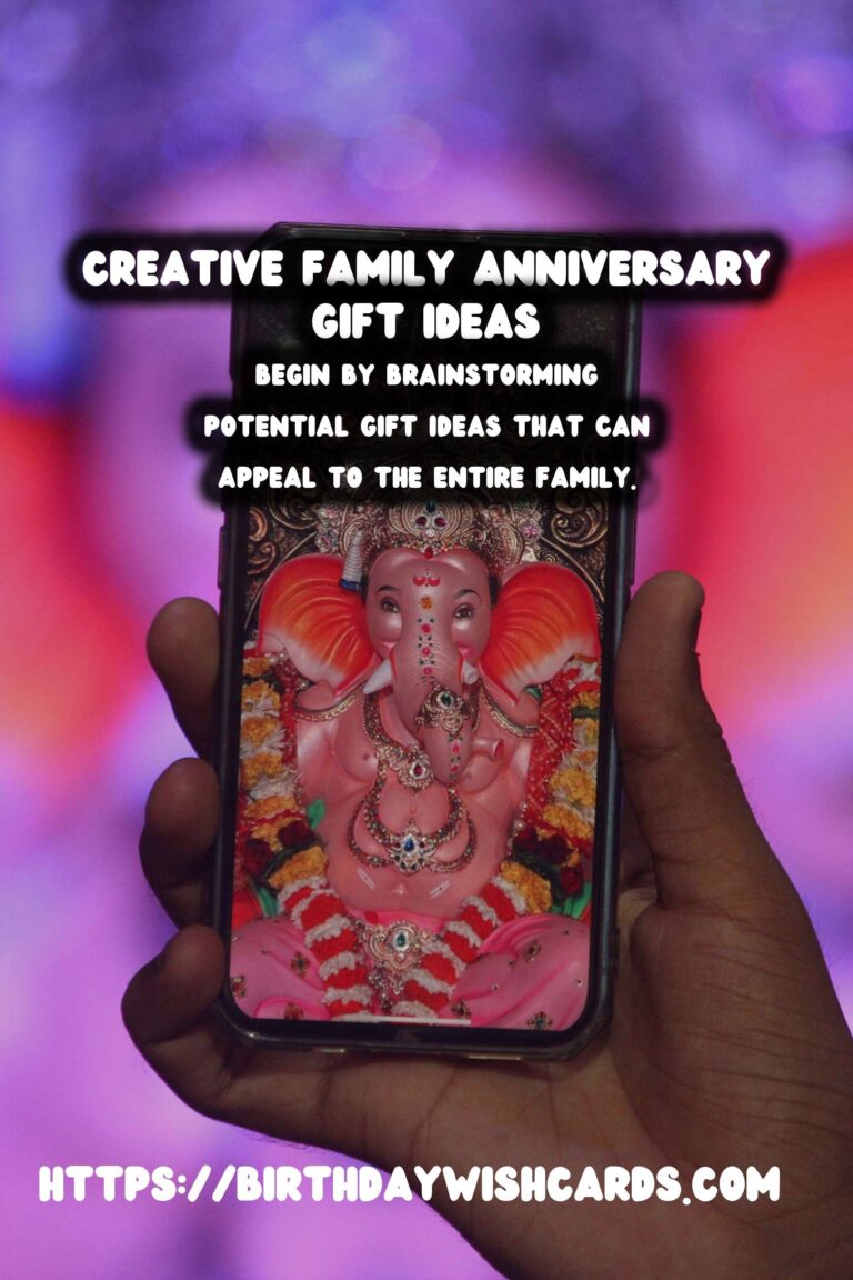 Step-by-Step Guide to Anniversary Gift Ideas For the Whole Family