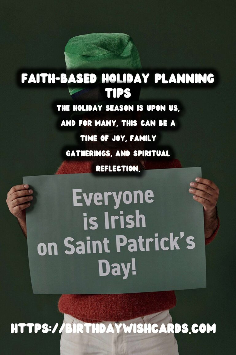 Surprising Faith-Based Holiday Tips For Last-Minute Planning