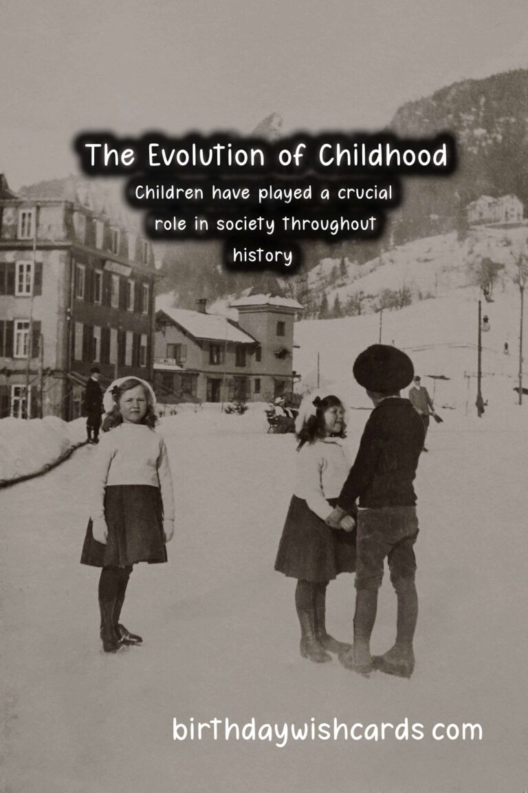 The History and Significance of Children in Society