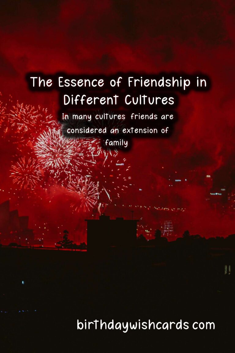 The Significance of Friendship Across Cultures