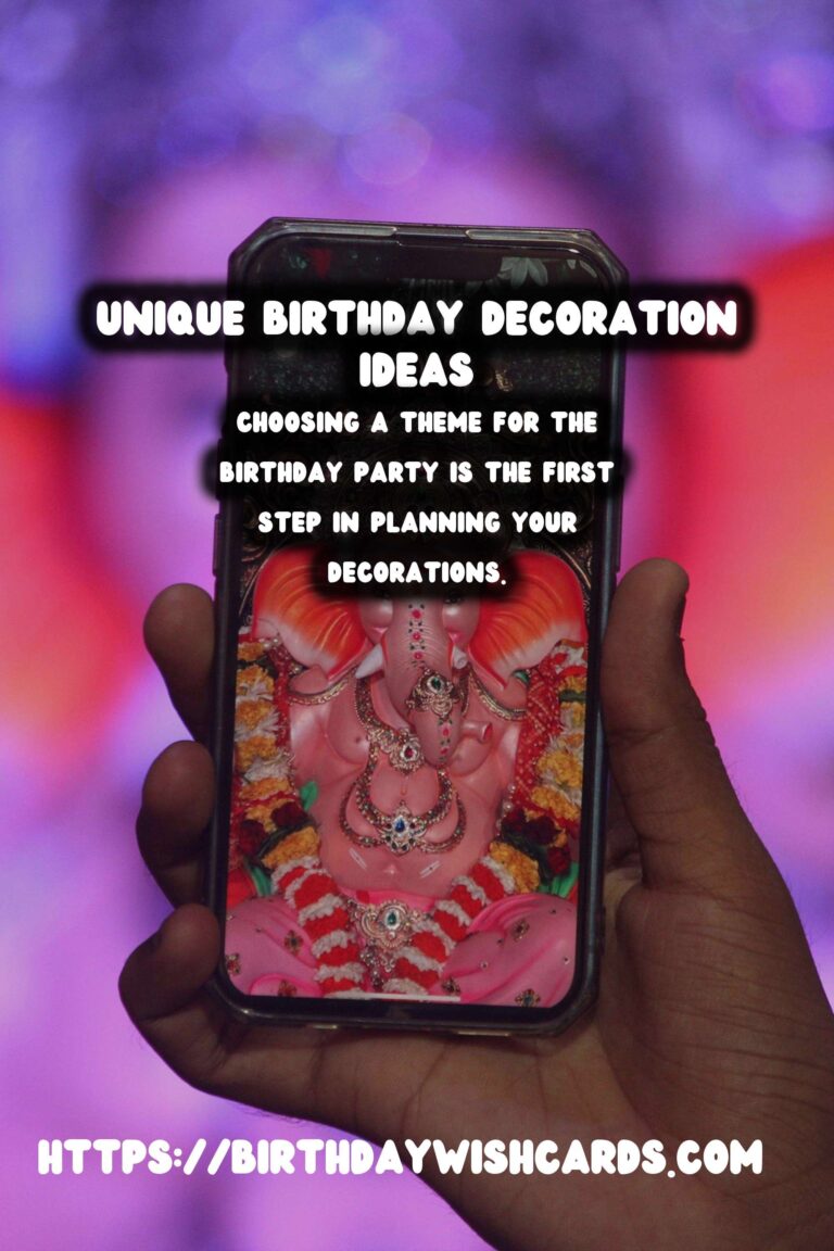 The Ultimate Guide to Birthday Decorations That Make Memories