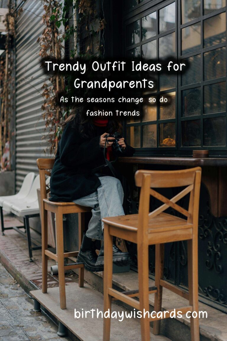 Timeless Seasonal Fashion Trends for Grandparents