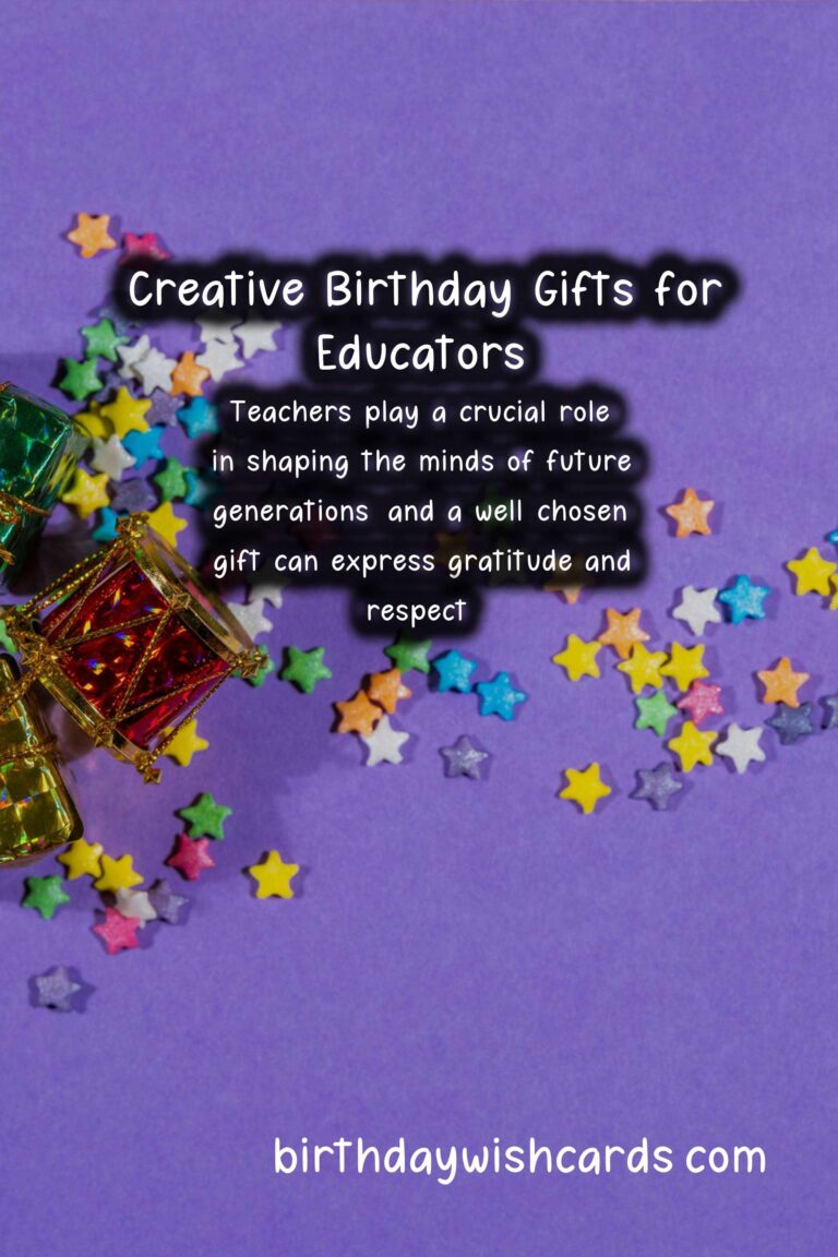 Top 10 Birthday Gift Ideas for Teachers