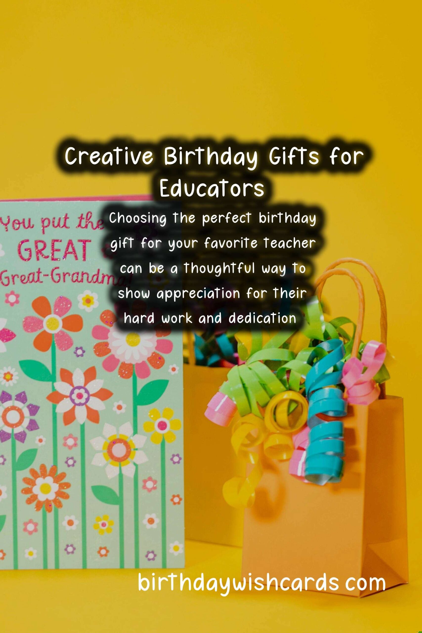 Top 10 Birthday Gift Ideas for Teachers