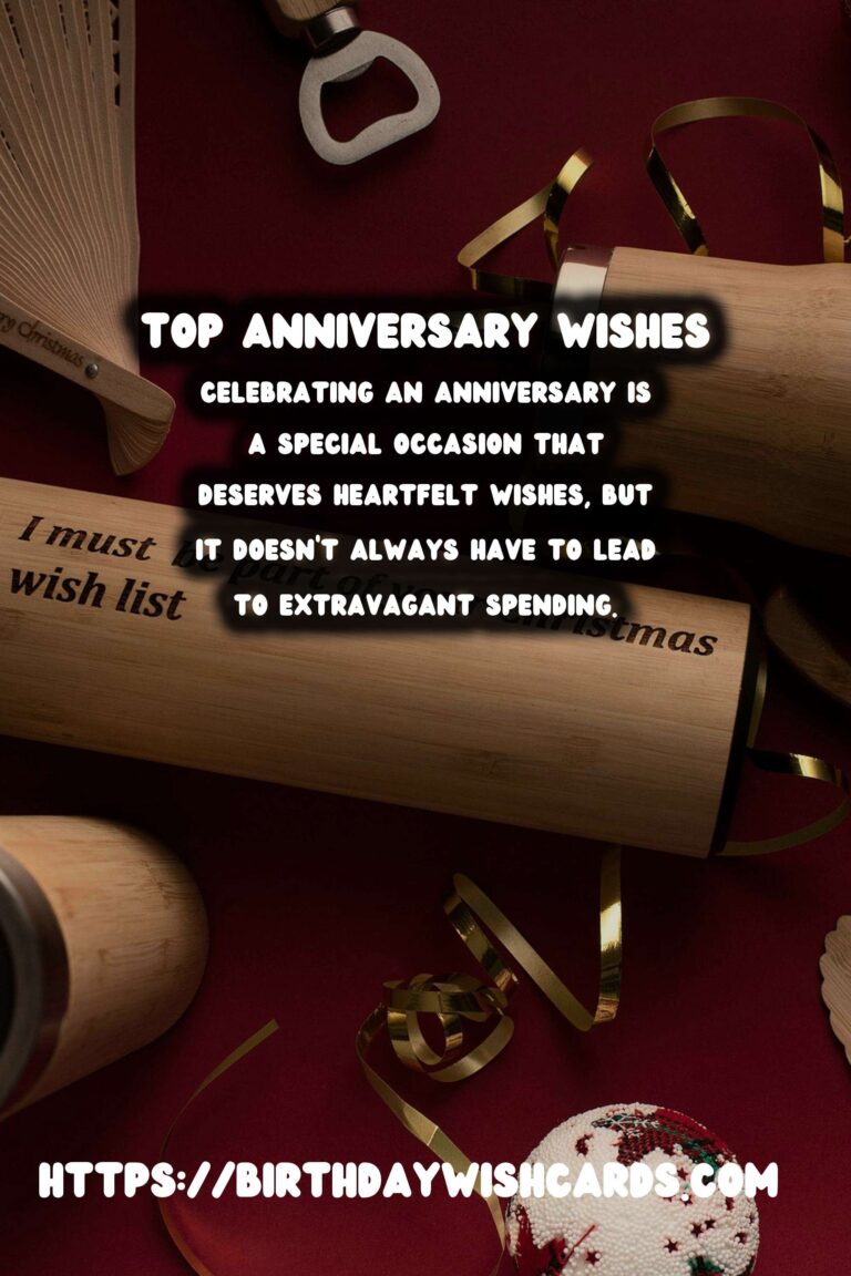 Top 100 Anniversary Wishes On a Budget