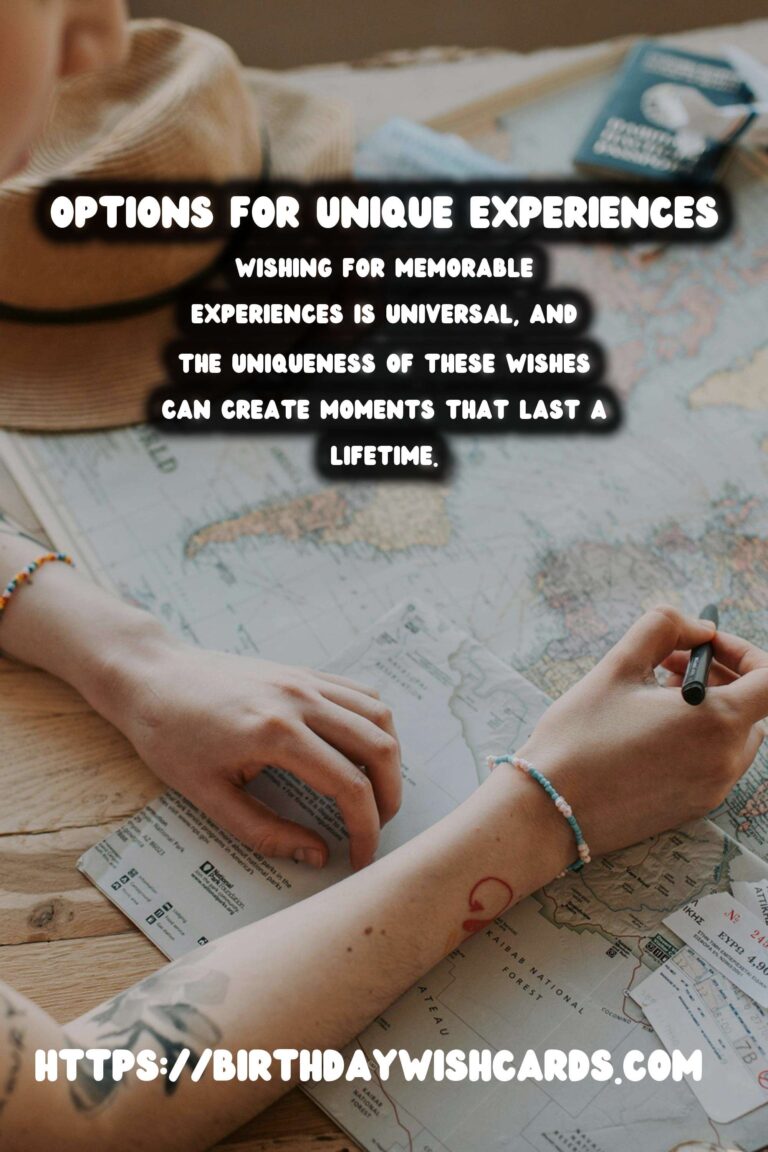Top 30 Unique Wish Ideas For an Unforgettable Experience
