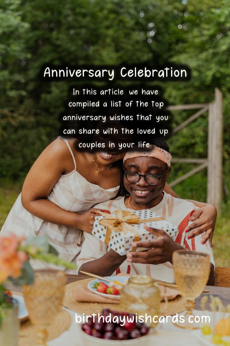 Top Anniversary Wishes for Friends Couples