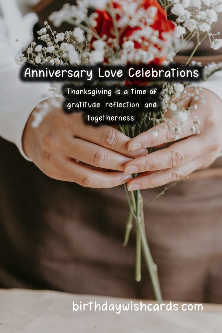 Top Anniversary Wishes for Thanksgiving Couples