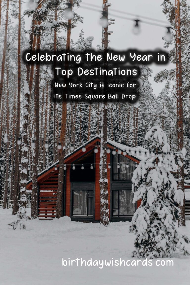 Top Destinations to Celebrate New Year