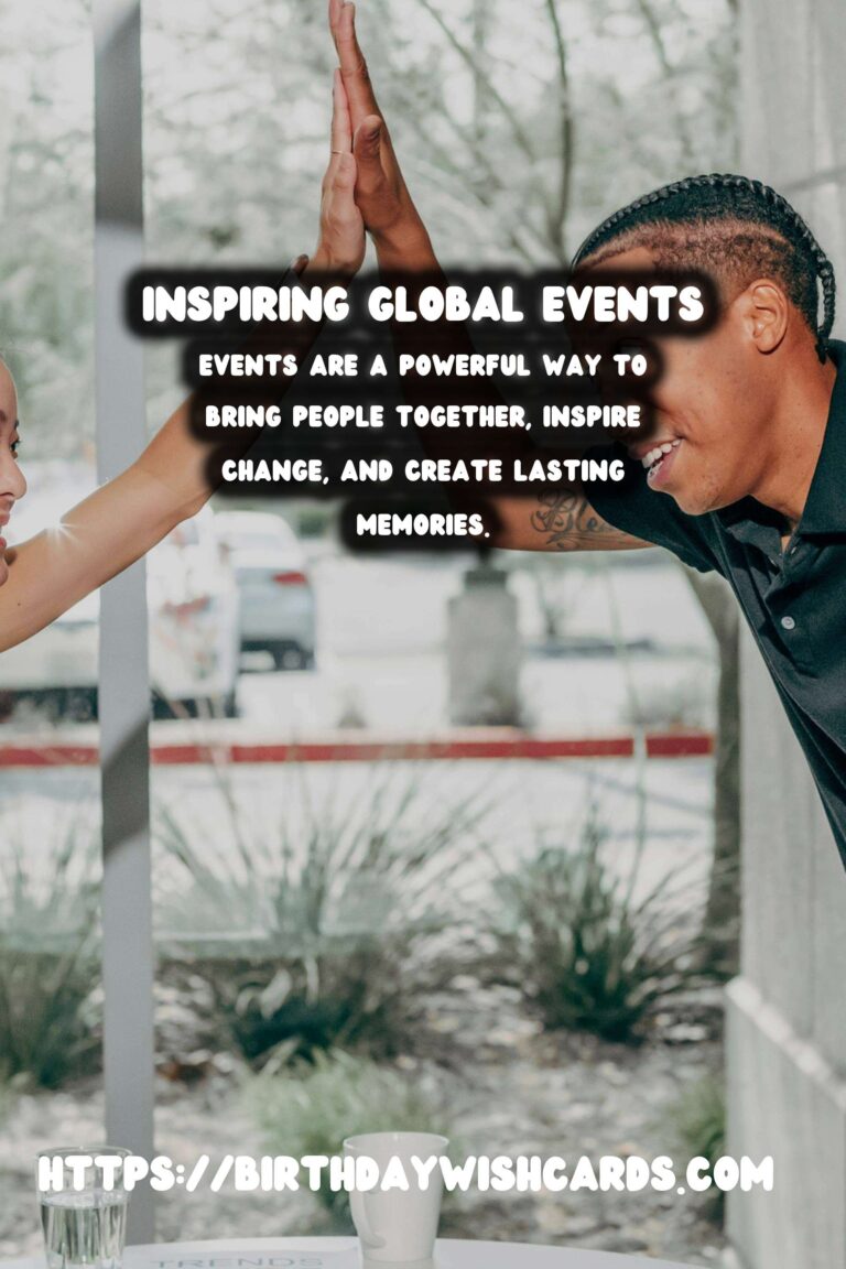 Top Global Event Inspiration That Make Memories