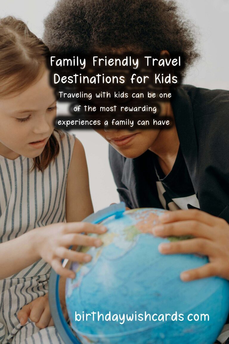 Top Travel Destinations for Kids Lovers