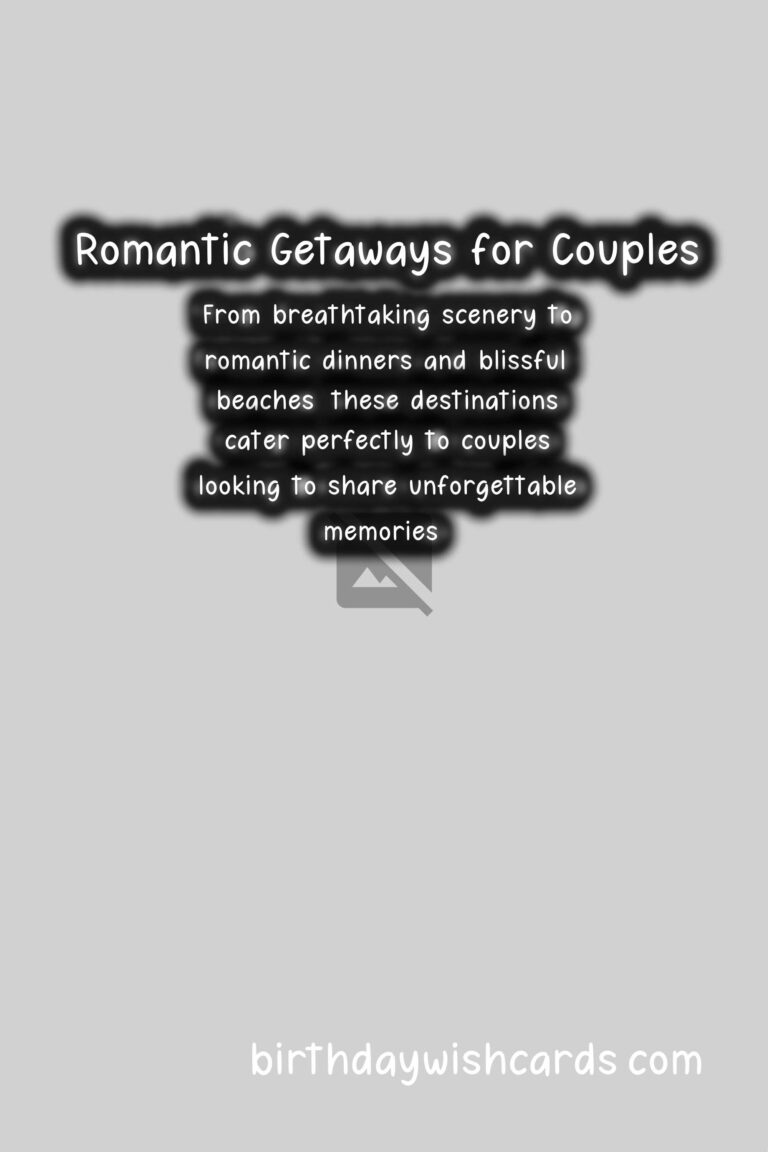 Top Travel Destinations for Lovers