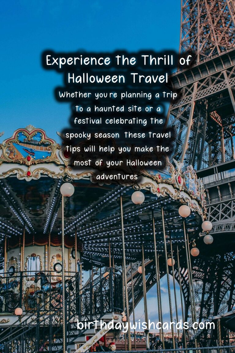Travel Tips for Halloween Enthusiasts