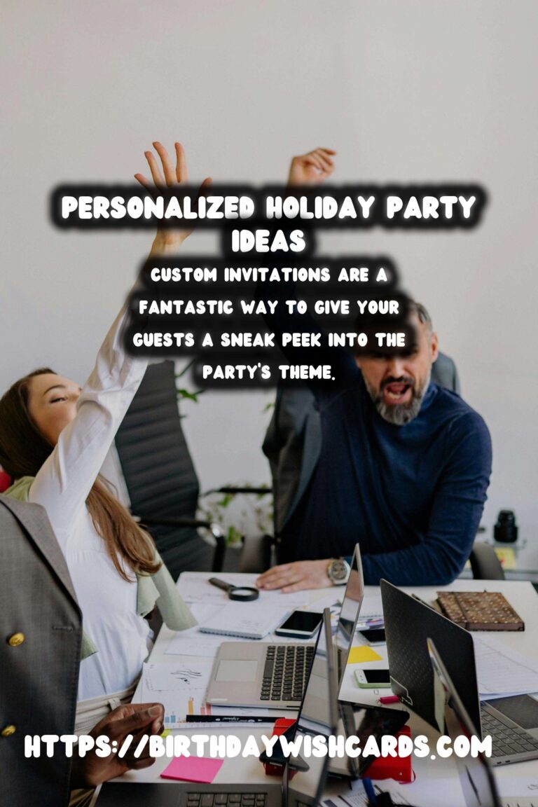 Trendy Ways to Personalize Holiday Party Themes