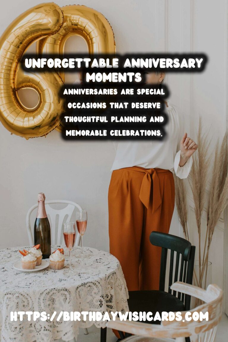 Unforgettable Ways to Craft Anniversary Planning Tips