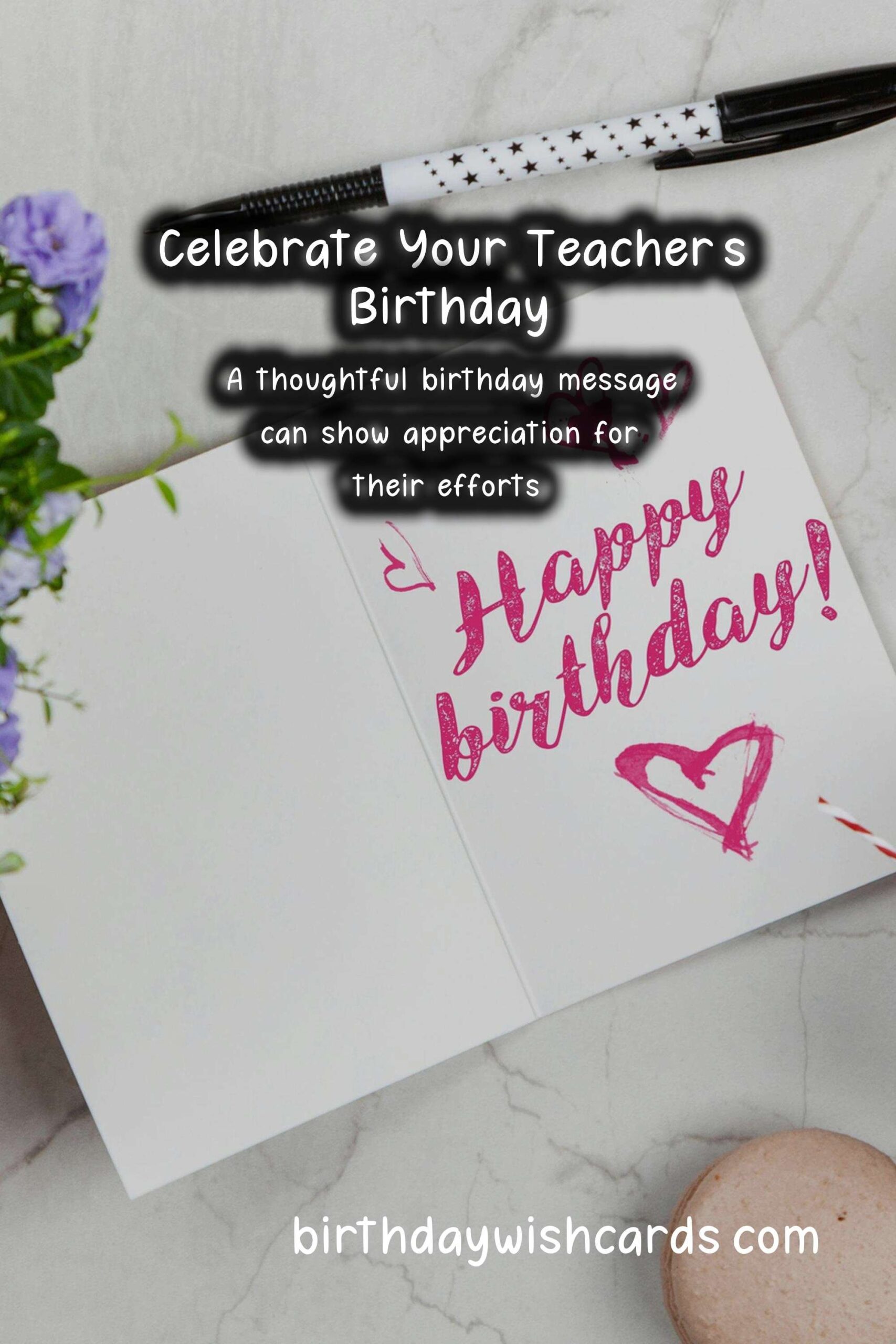 Unique Birthday Messages for Teachers