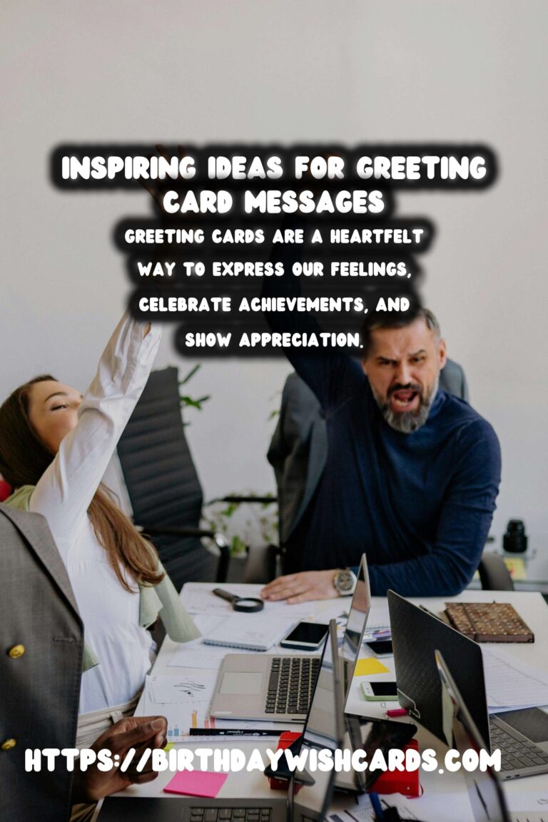 Unique Ways to Craft Greeting Card Messages