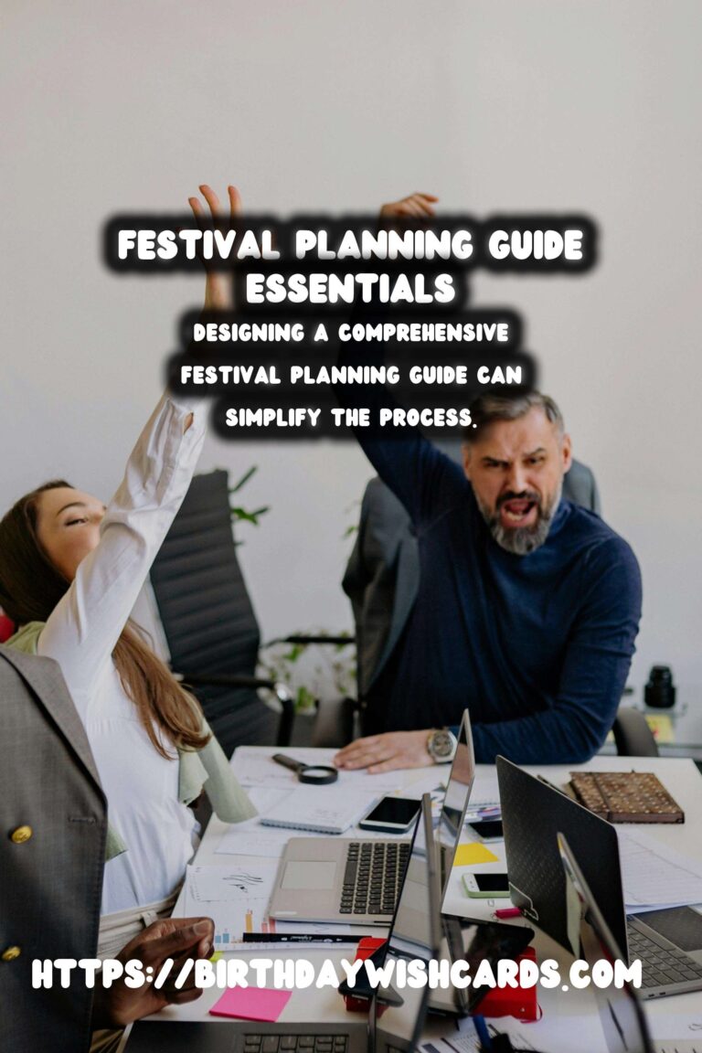 Unique Ways to Design Your Festival Planning Guide