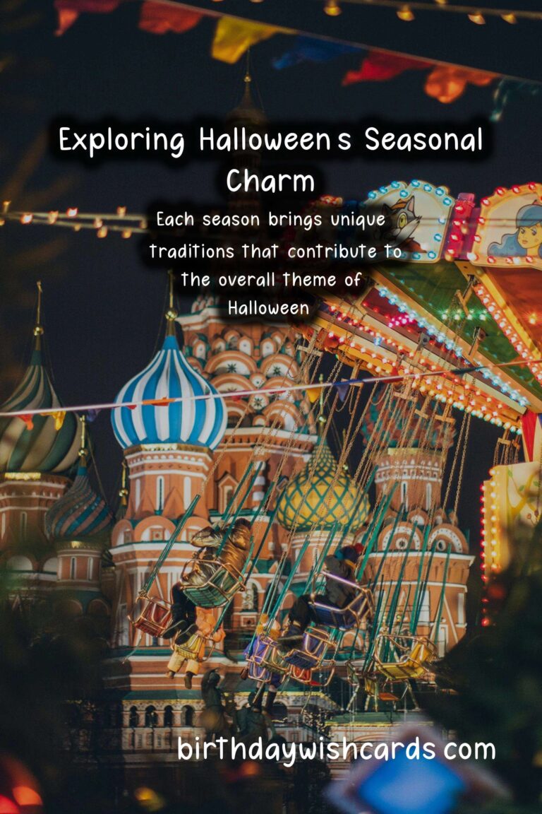 What Makes Halloween Unique in Each Season