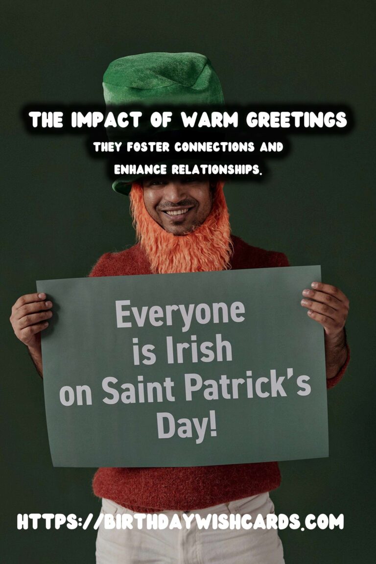 Why Warm Greetings That Impress Matter in Our Lives