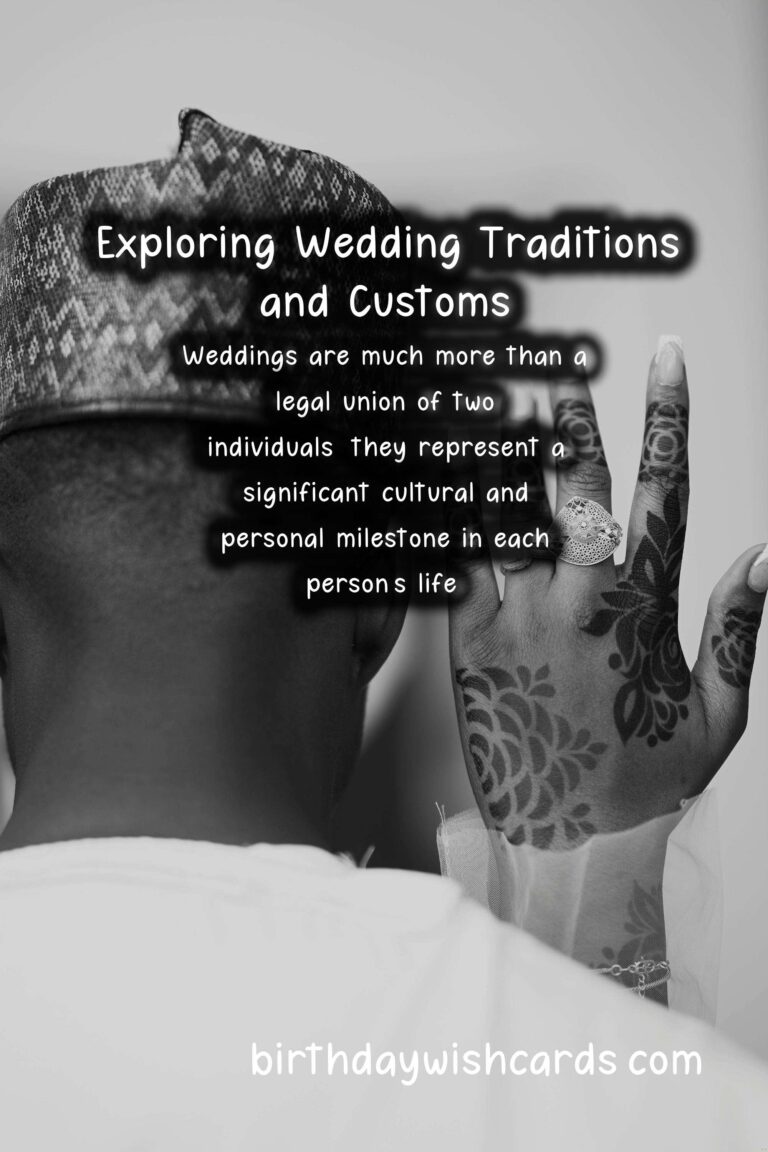 Why Weddings are Special: Exploring Traditions and Customs