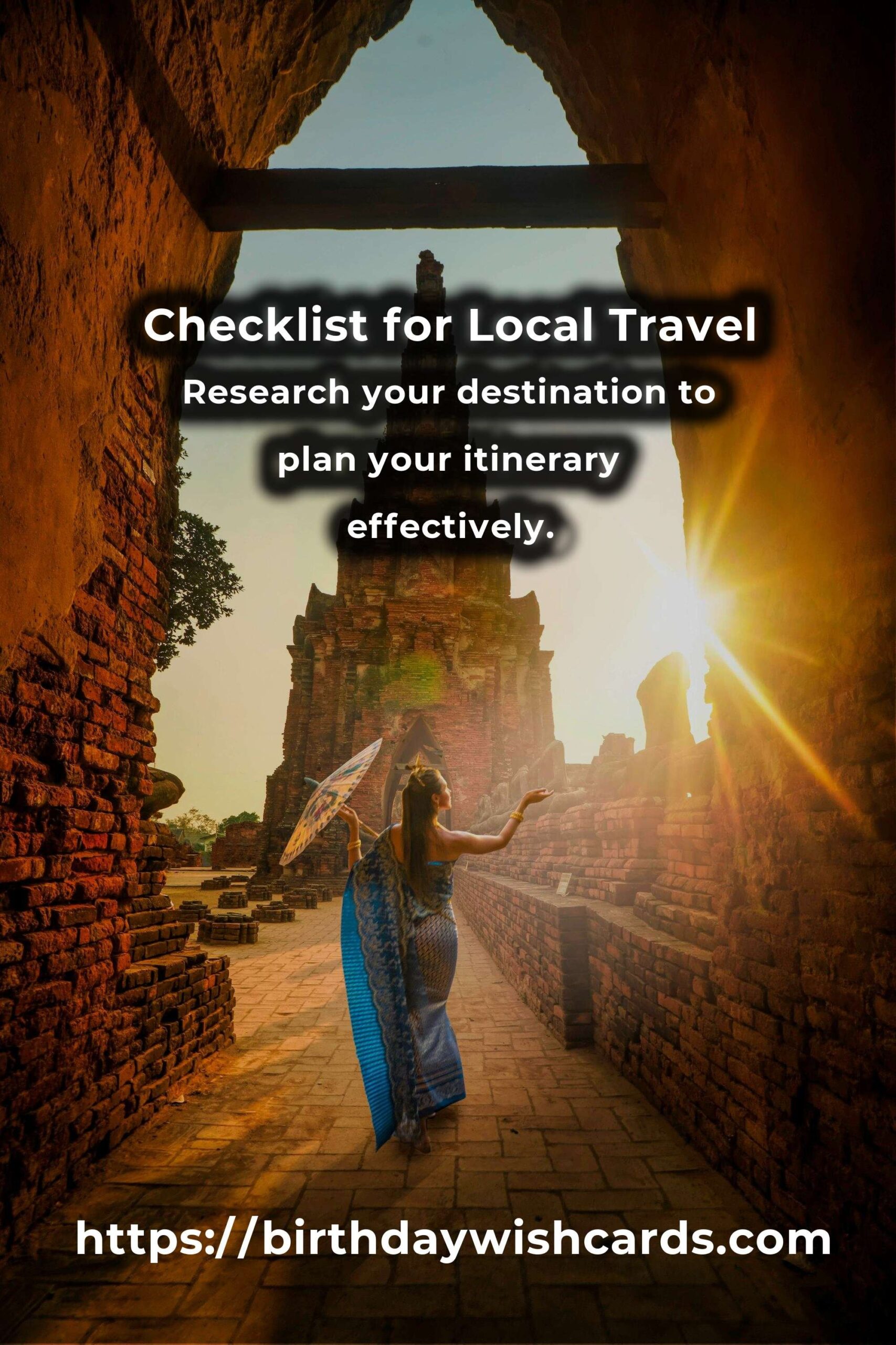 Your Complete Checklist for Effortless Local Travel
