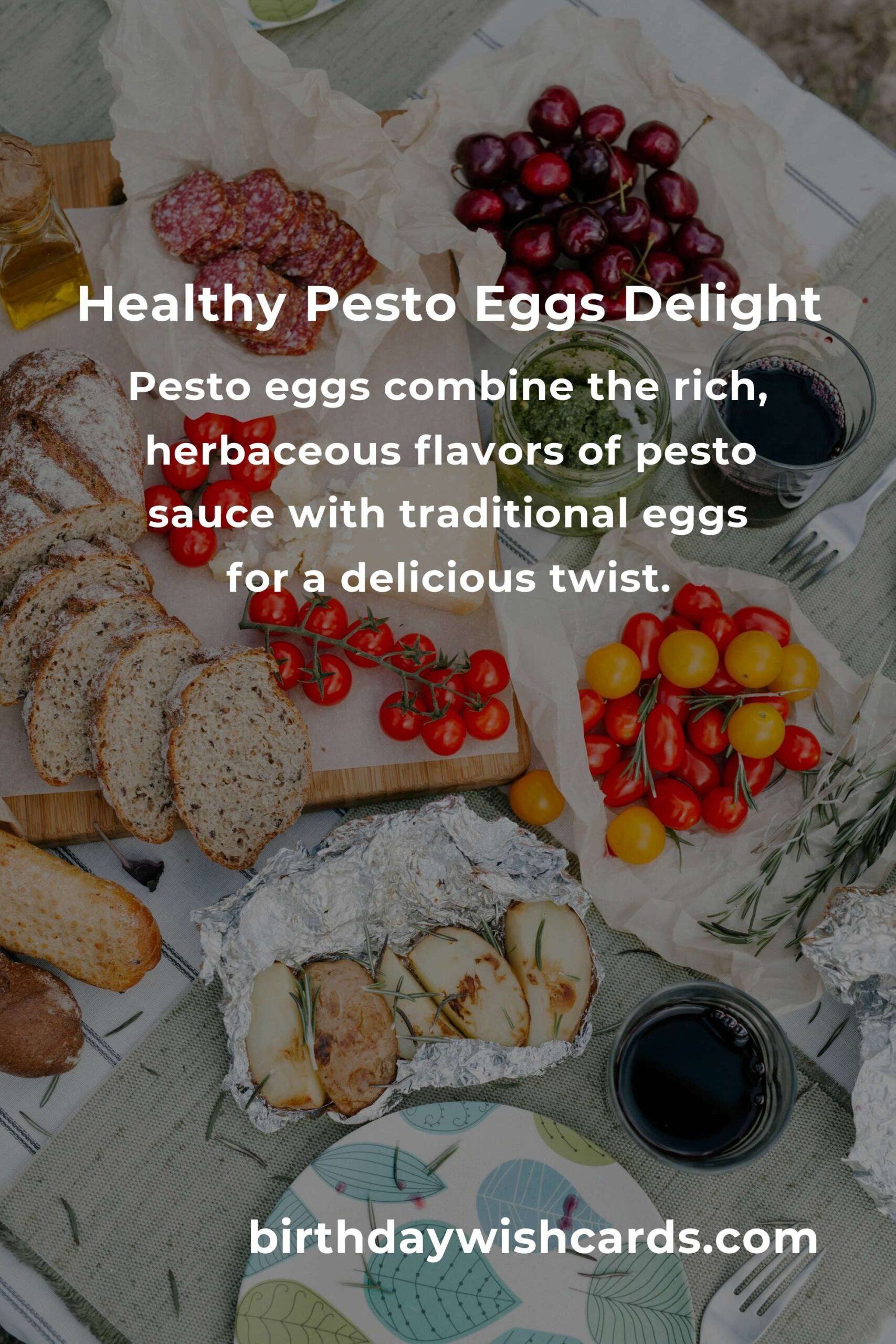 Healthy Twist on the Classic Pesto Eggs