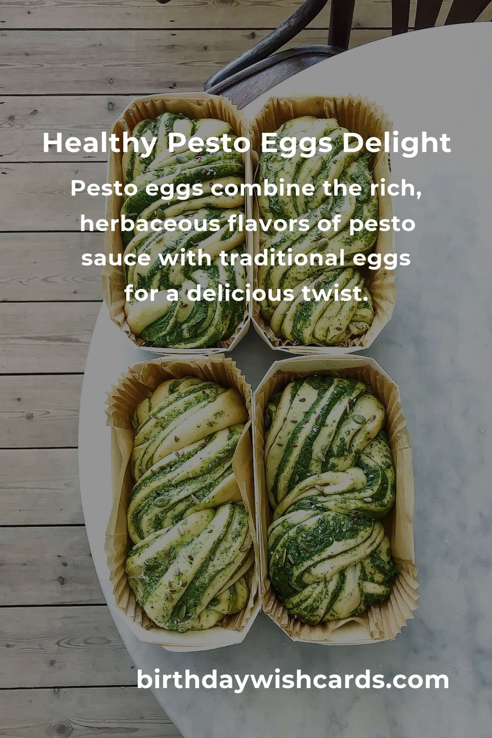 Healthy Twist on the Classic Pesto Eggs