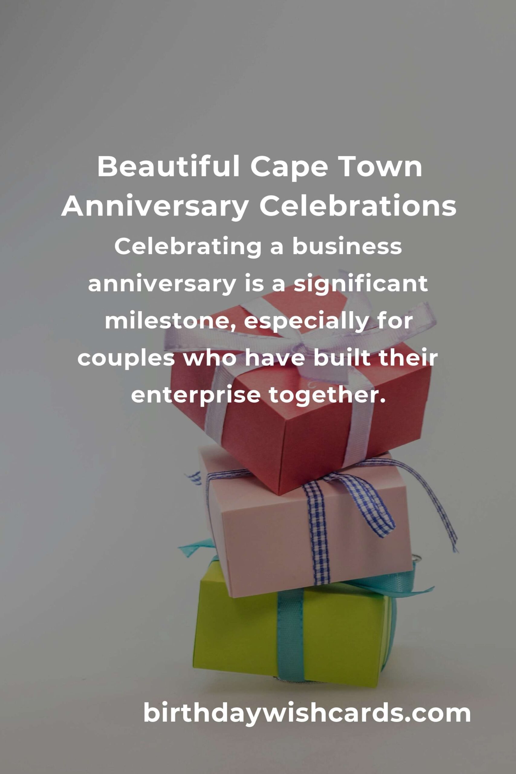 19 Memorable Business Anniversary Ideas for Couples in Cape Town