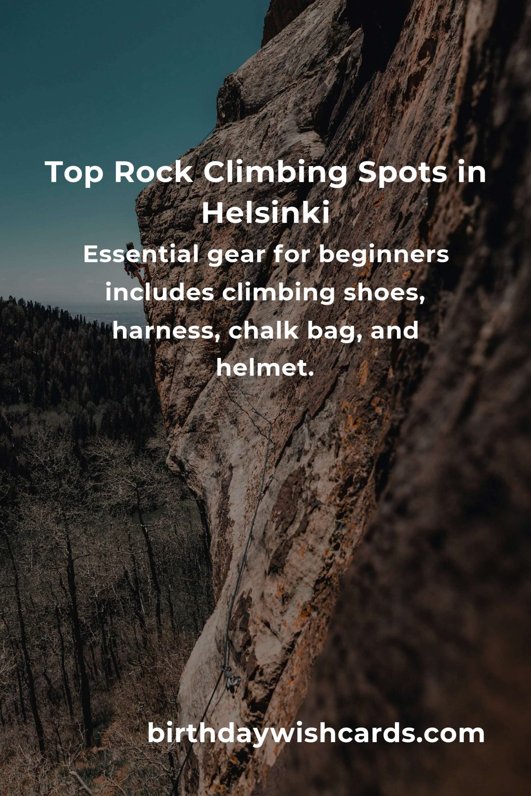 Beginner's Guide to Rock Climbing in Helsinki: Top Spots and Tips