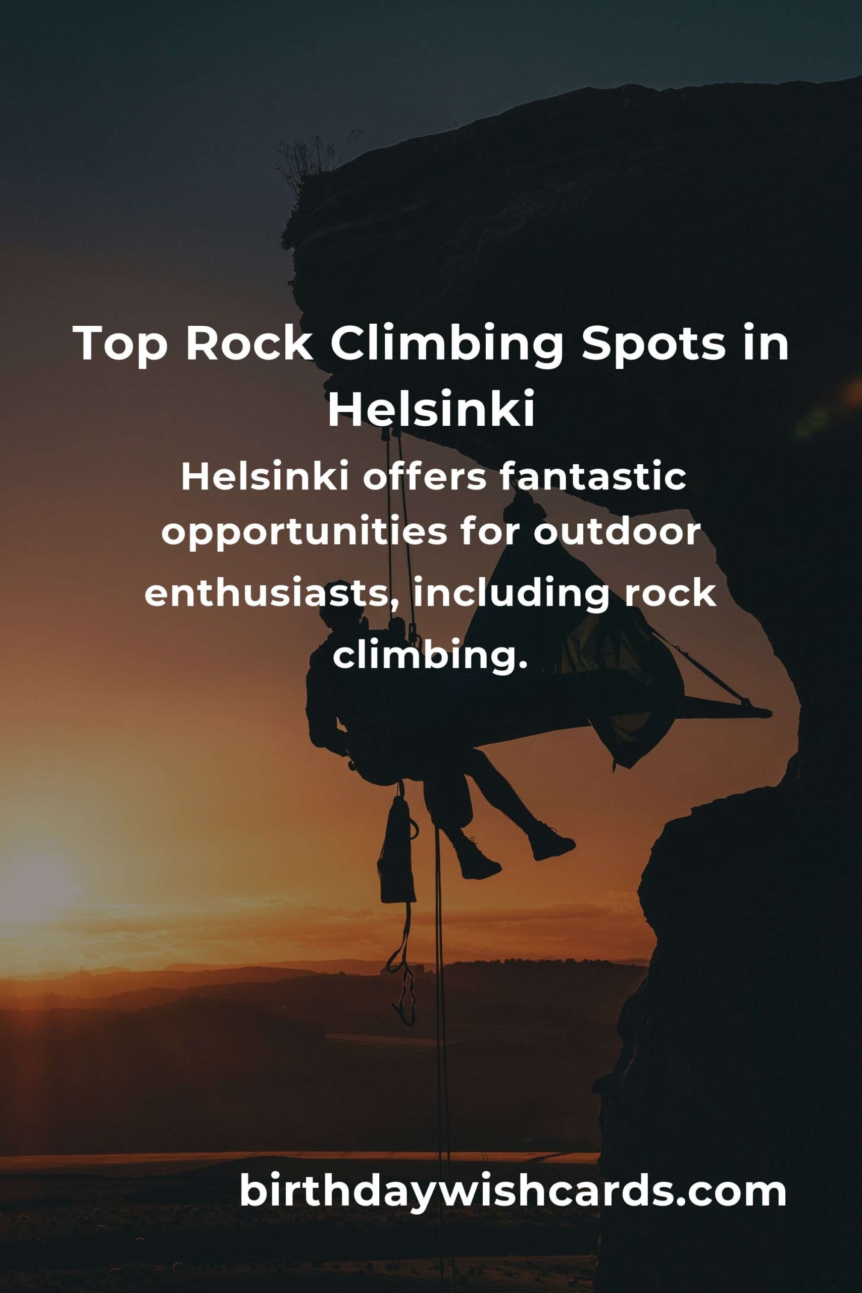 Beginner's Guide to Rock Climbing in Helsinki: Top Spots and Tips