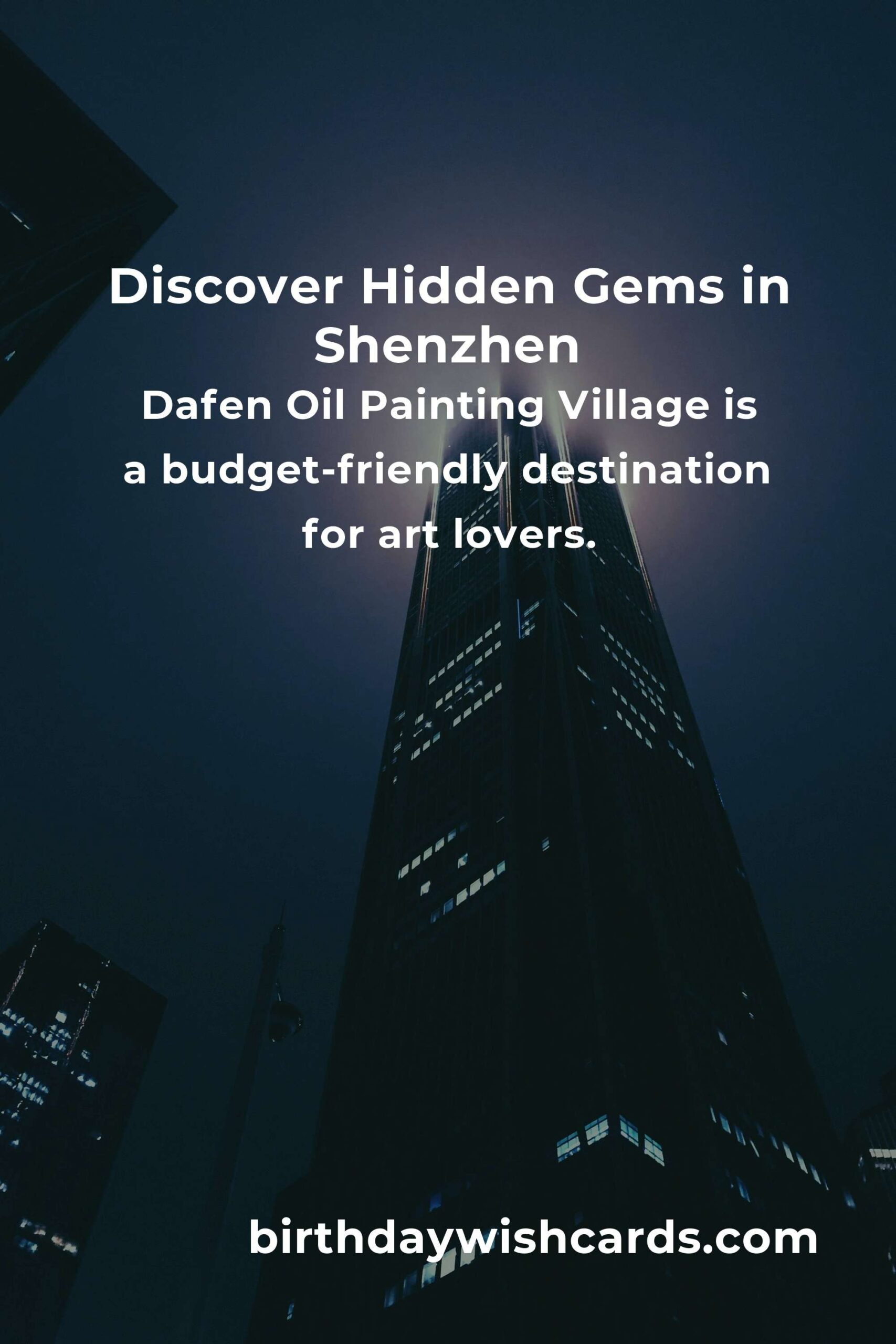 Budget Guide to Hidden Gems in Shenzhen: Explore the City Without Breaking the Bank