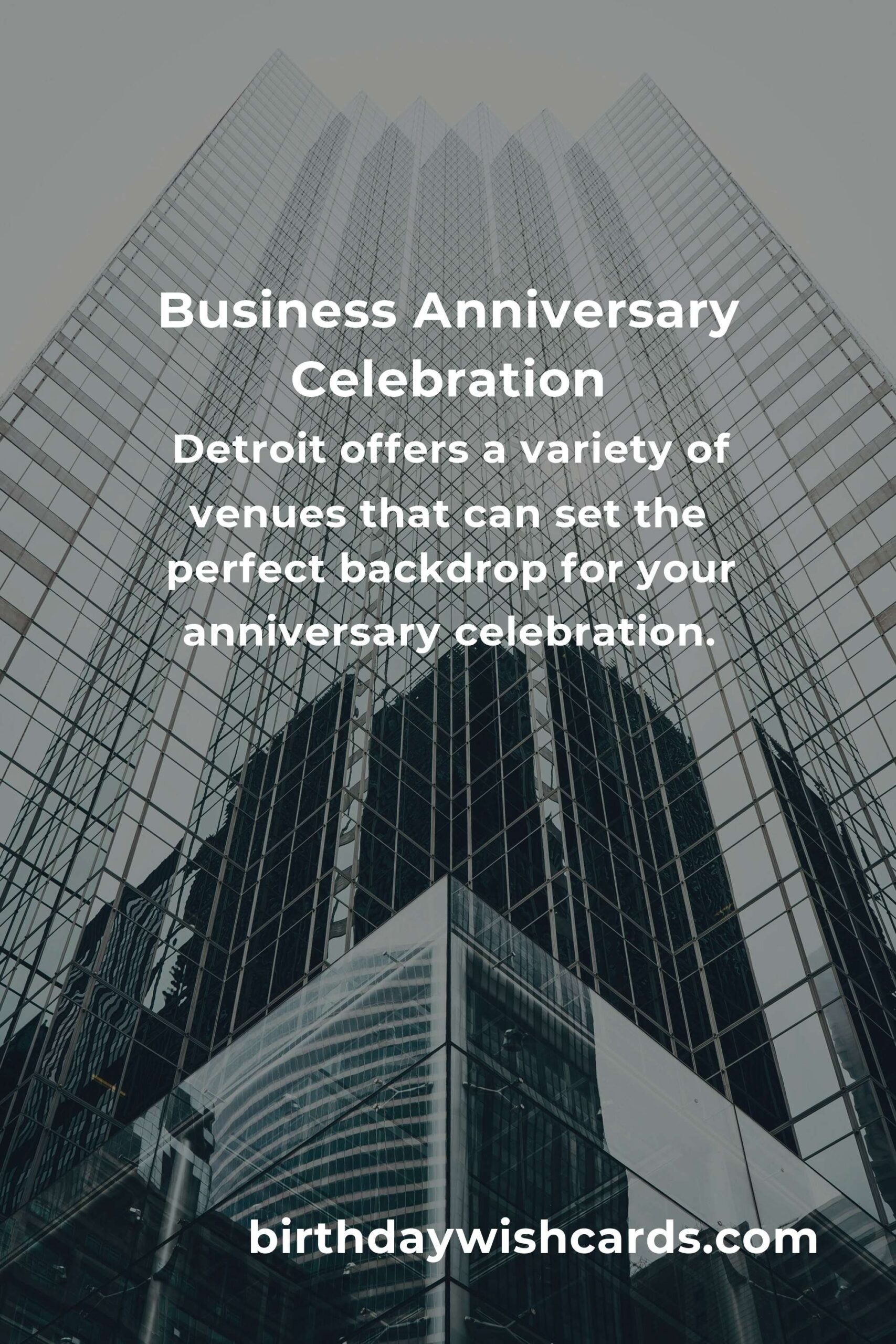 Comprehensive Business Anniversary Planning Guide in Detroit