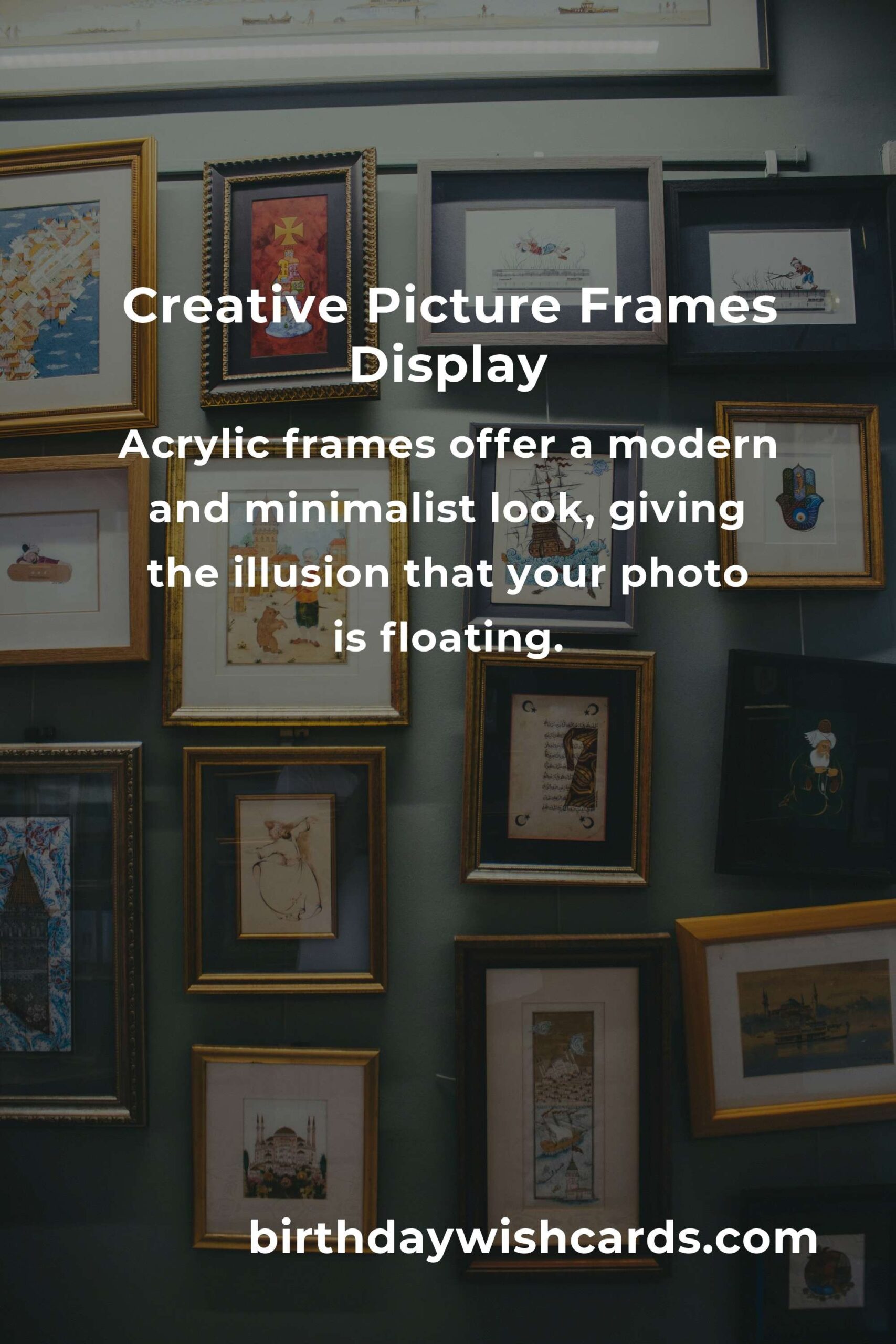 Creative Picture Frames Ideas for First-Time Buyers