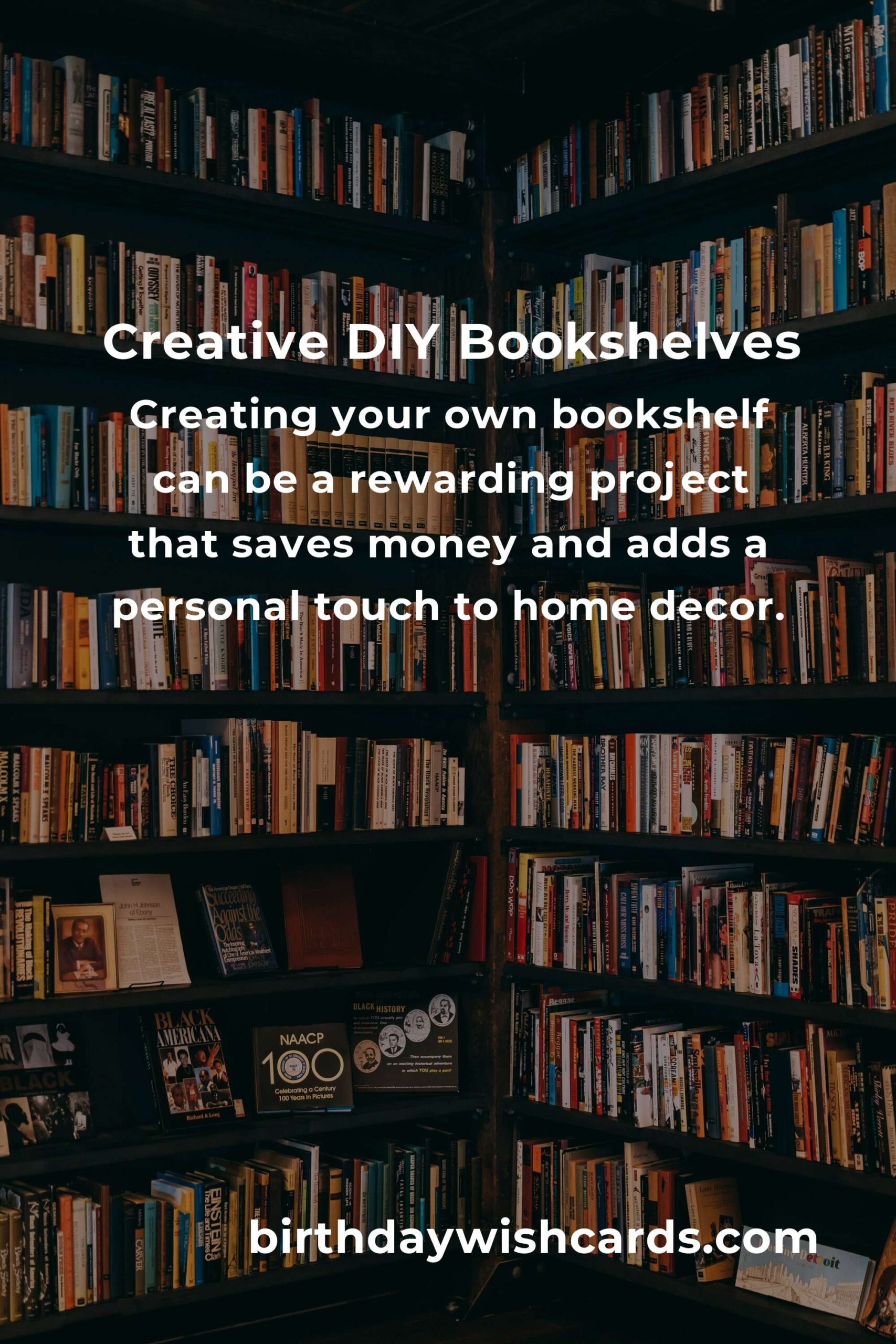 DIY Bookshelf Projects for Beginners: Easy and Creative Ideas