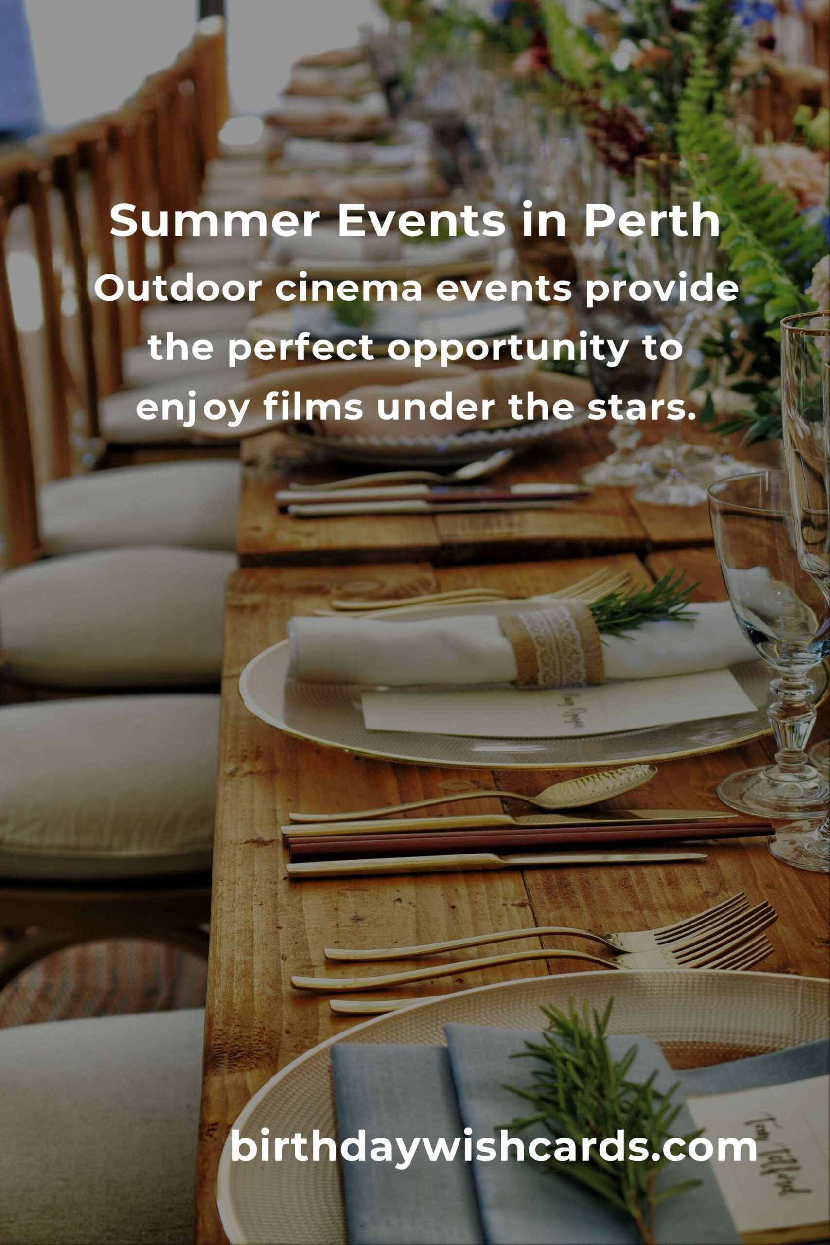 Discover the Best Summer Events in Perth for Empty Nesters