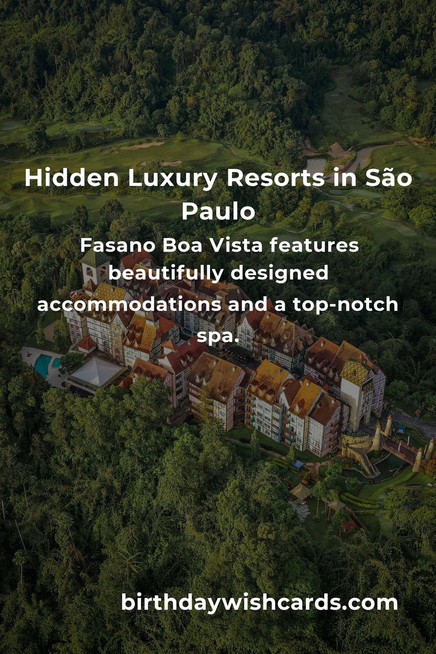 Discover the Hidden Luxury Resorts in São Paulo You Must See