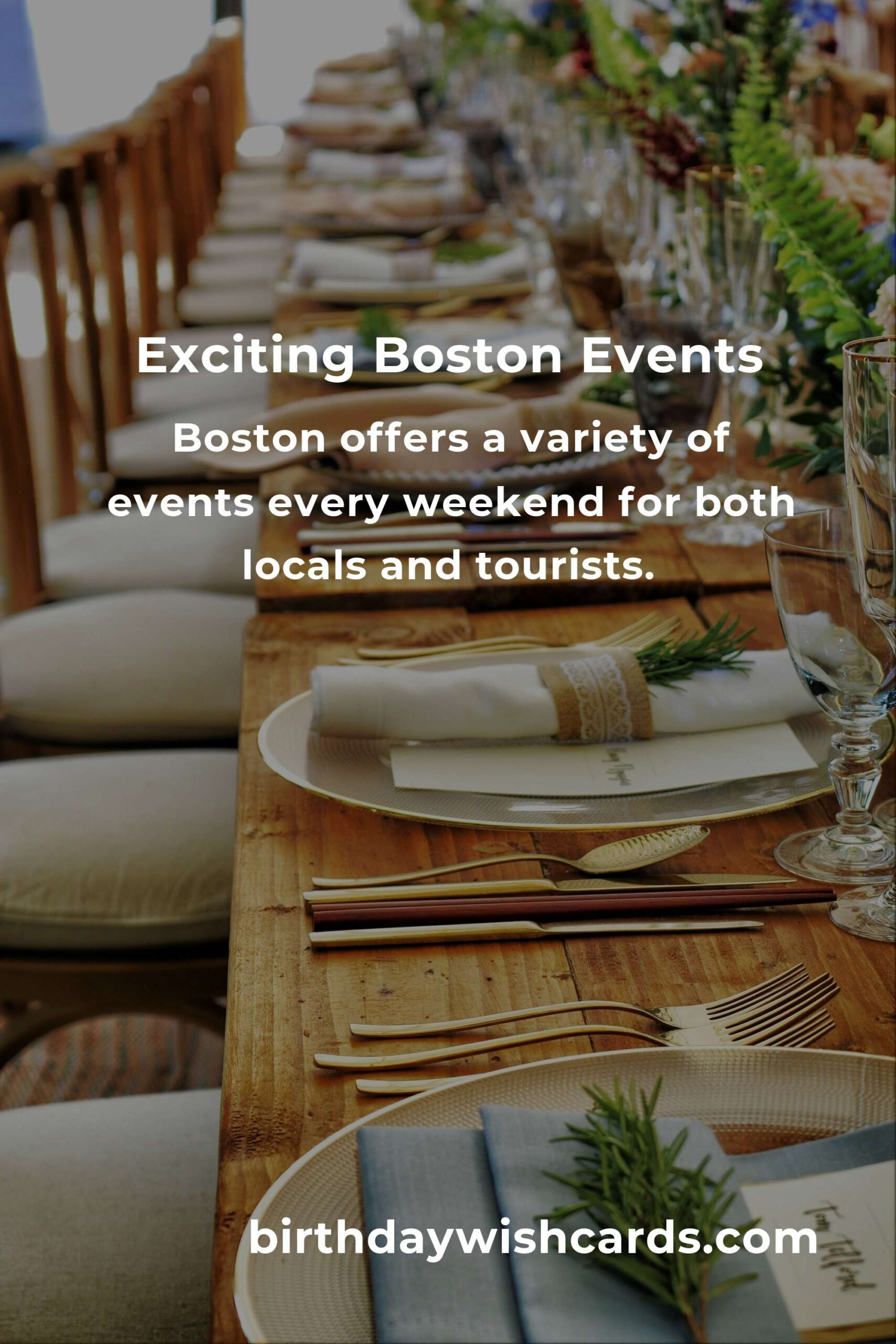 Discover the Top Local Events in Boston This Weekend
