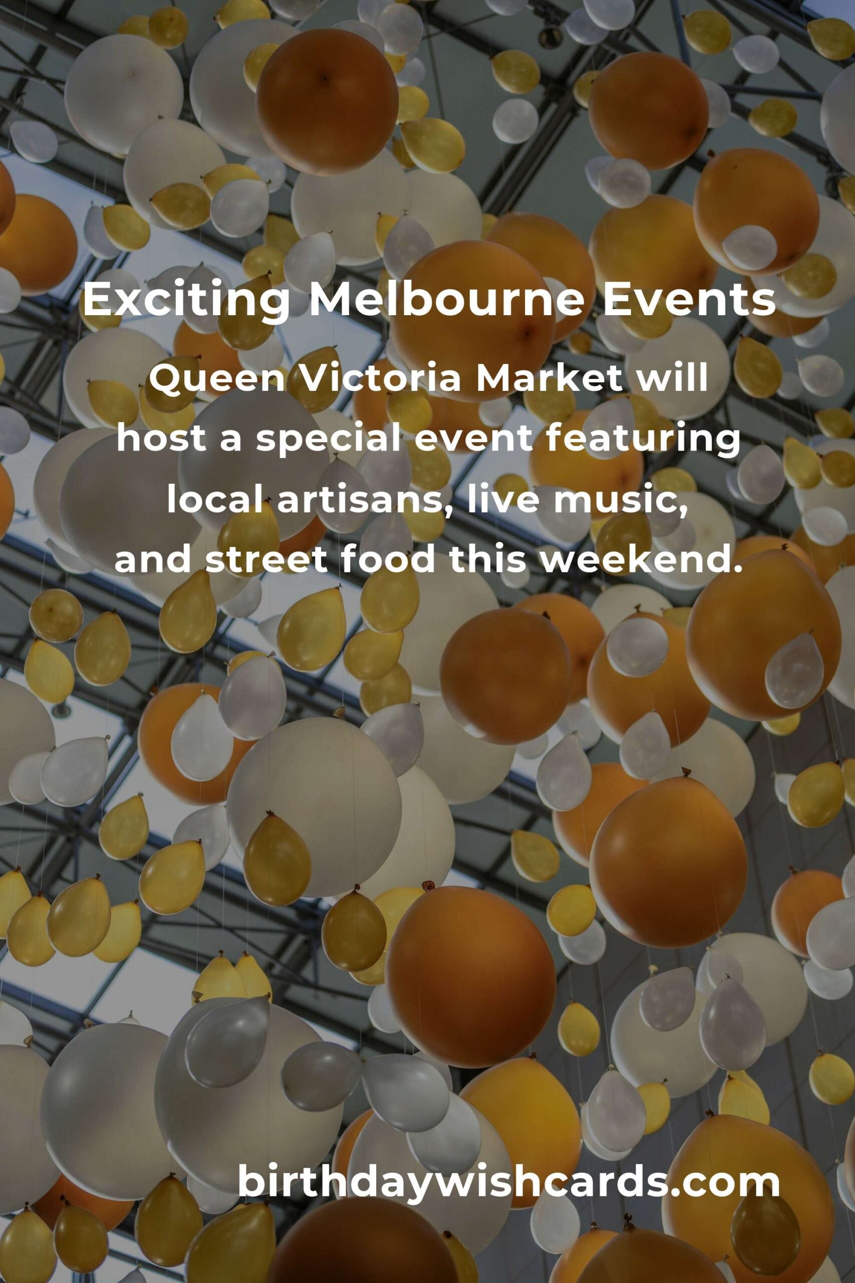 Discover the Top Local Events in Melbourne This Weekend
