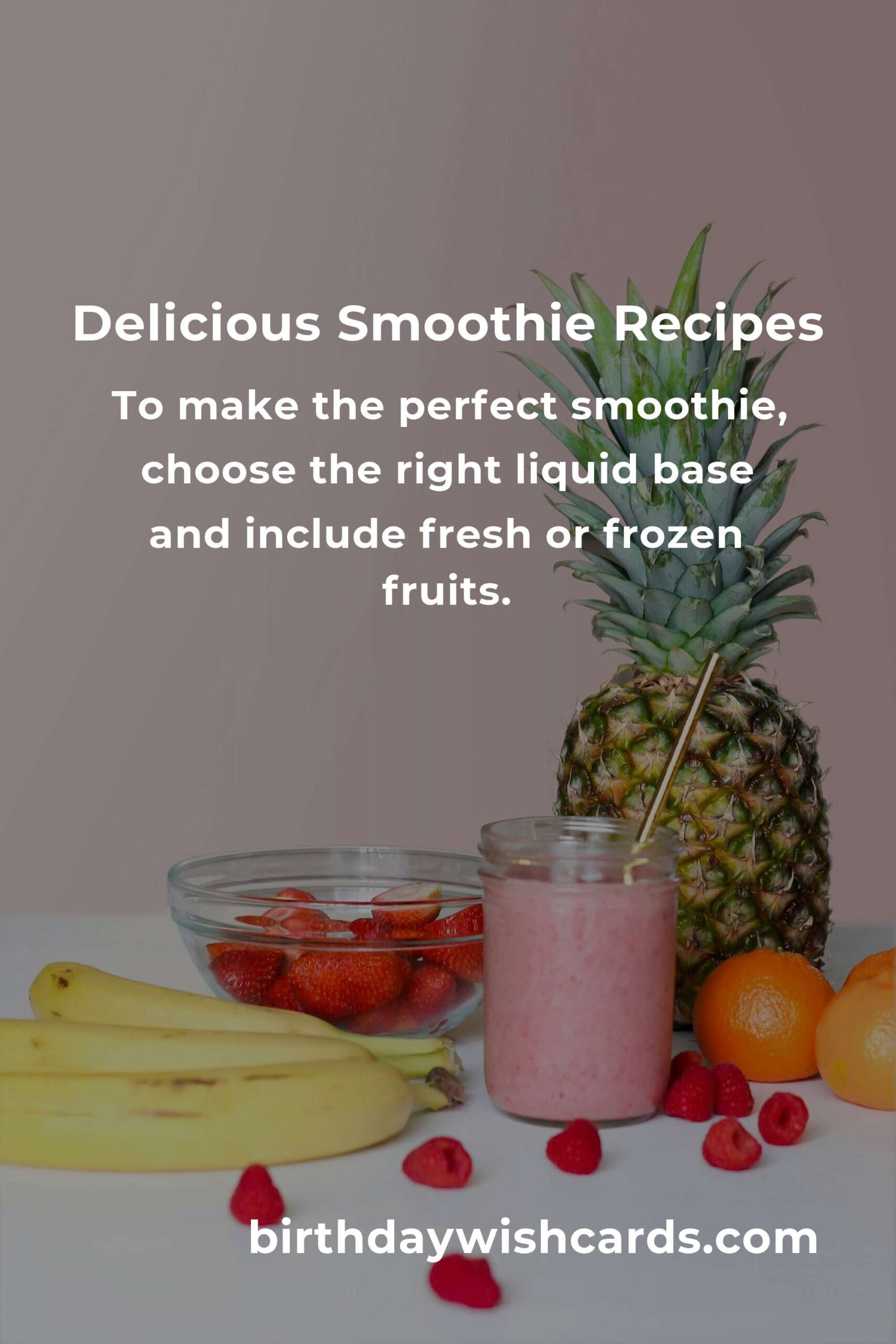 Easy Smoothie Recipes for Busy Professionals