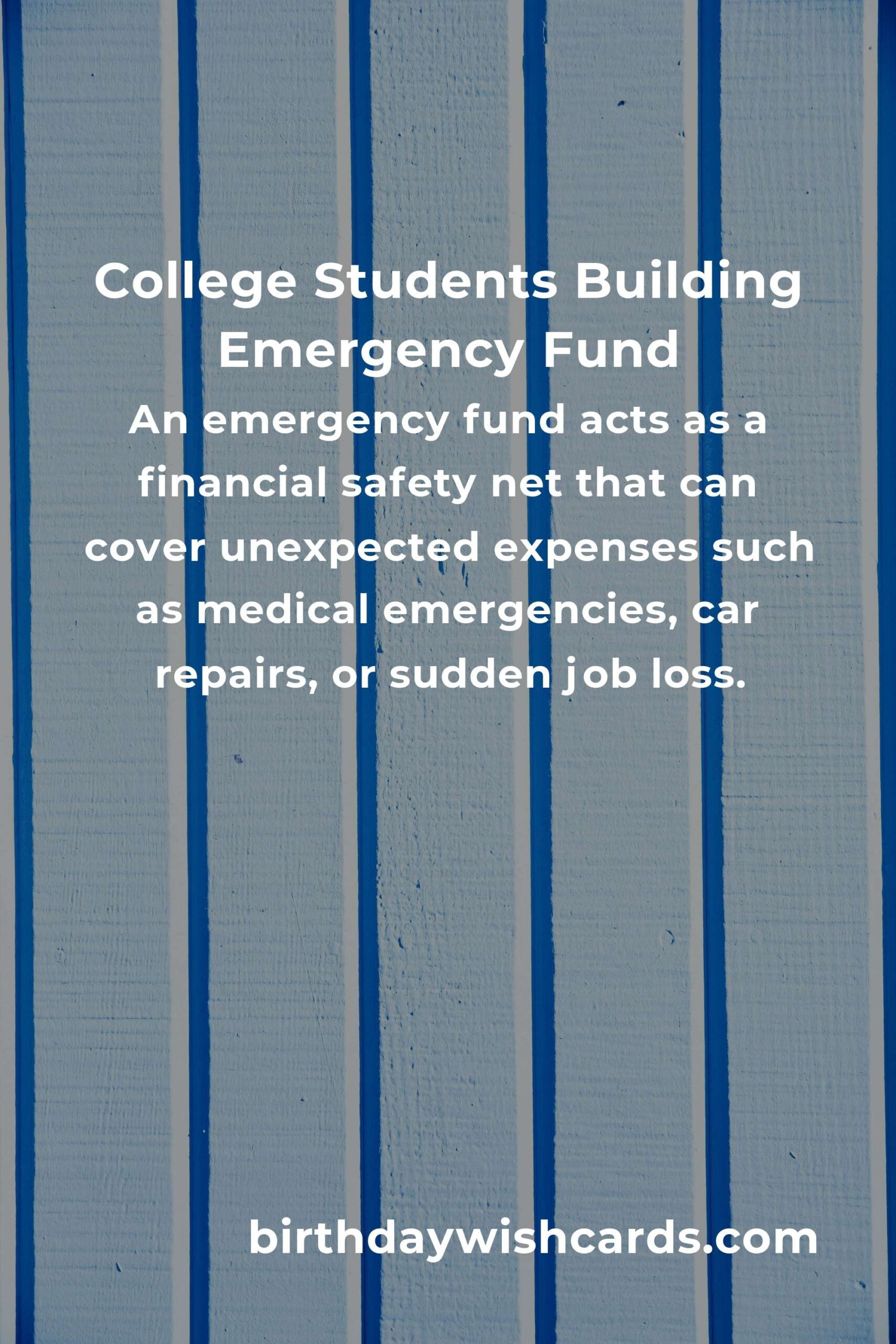 Effective Emergency Fund Tips for College Students