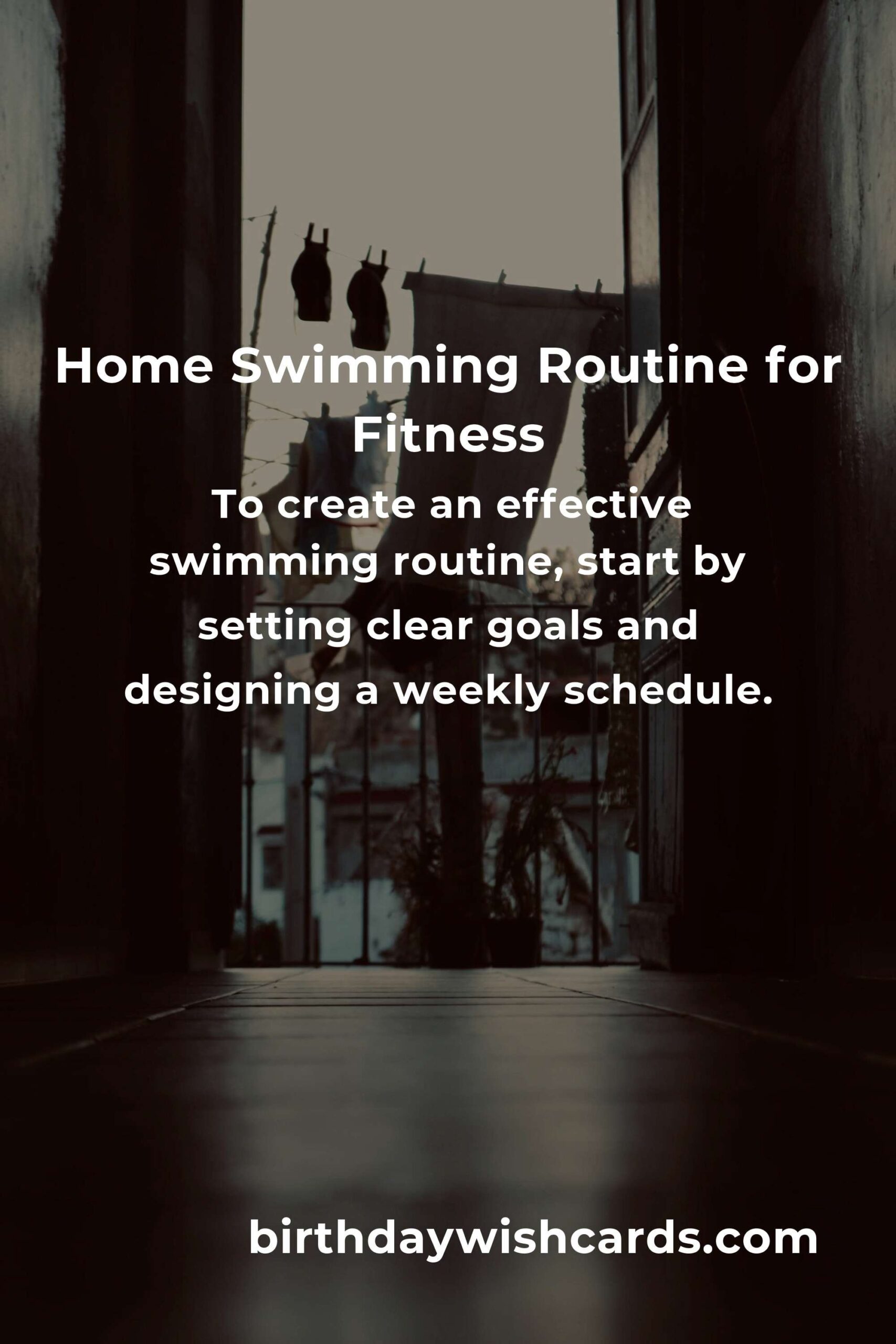 Effective Home Swimming Routine for Remote Workers